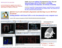 Tablet Screenshot of linuxcad.com